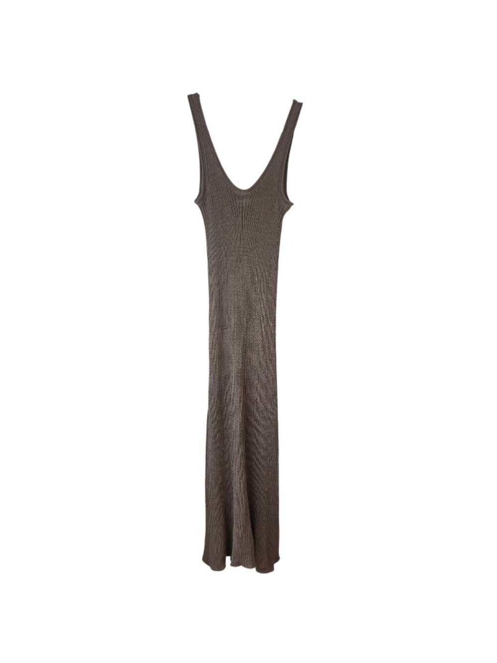 Free People Beach Linen Blend Tan Maxi Dress Swim Cover Women's XS